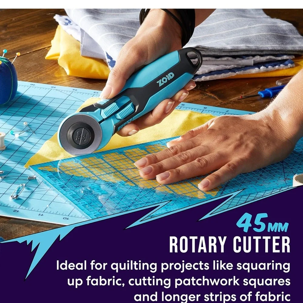 🌵3/$15 ZOID Rotary 45 mm Cutter in Blue and Black ( see description)